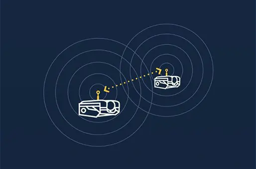 AUVs with acoustic modems example